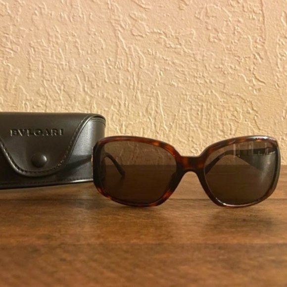Bvlgari Swarovski Crystal Sunglasses 8008 B